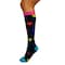 Zayaan Health Heart Multi Color Compression Socks, PR BLZH-CSSP-V-4MS - alternate 2
